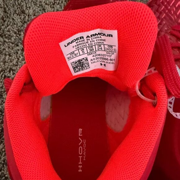 Under Armour HOVR Havoc Basketball Shoes - Size Mens 5.5 / Womens 7 - New no box - Picture 4 of 4